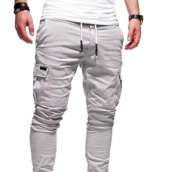 Men's Fleece Cotton Regular Fit Pleated Casual Sweatpants