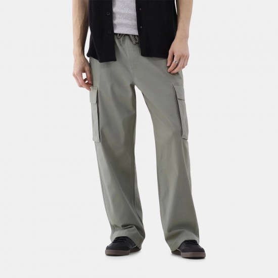 Men's Cotton Wide Leg Slim Streetwear Casual Cargo Pants