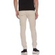 Men's Fleece Cotton Straight Casual Elastic Waist Trousers