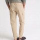 Men's Thermal Cotton Straight Casual Drawstring Cargo Pants