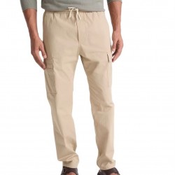 Men's Thermal Cotton Straight Casual Drawstring Cargo Pants