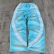 Men's Cotton Polyester Straight Casual Elastic Waist Sweatpants