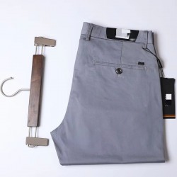 Men's Cotton Loose Straight Casual Breathable Trousers