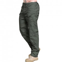 Men's Polyester Loose Hiking Tactical Waterproof Trousers