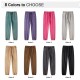 Men's Fleece Cotton Oversized Streetwear Vintage Sweatpants