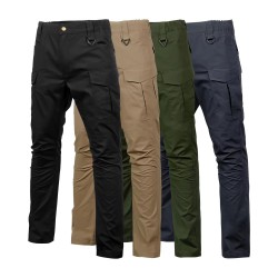 Men's Cotton Polyester Straight Casual Outdoor Cargo Pants