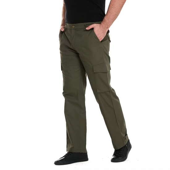 Men's Polyester Outdoor Hiking Tactical Waterproof Cargo Pants