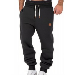 Men's Polyester Loose Sports Drawstring Autumn Sweatpants