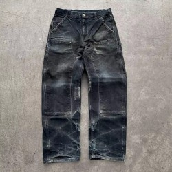 Men's Cotton Baggy Vintage Heavyweight Breathable Jeans
