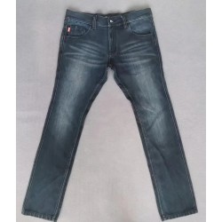 Men's Wide Leg Casual Business Work Elastic Waist Jeans