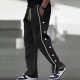 Men's Polyester Loose Straight Casual Elastic Waist Sweatpants