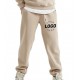 Men's Fleece Cotton Polyester Lined Wide Leg Sweatpants