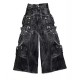 Men's Cotton Loose Wide Leg Vintage Lightweight Jeans