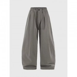 Men's Wide Leg Casual Elastic Waist Lightweight Breathable Pants