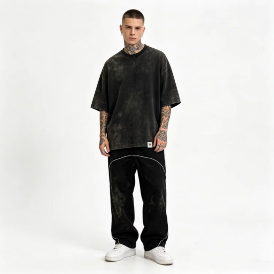 Men's Cotton Polyester Baggy Casual Vintage Cargo Pants